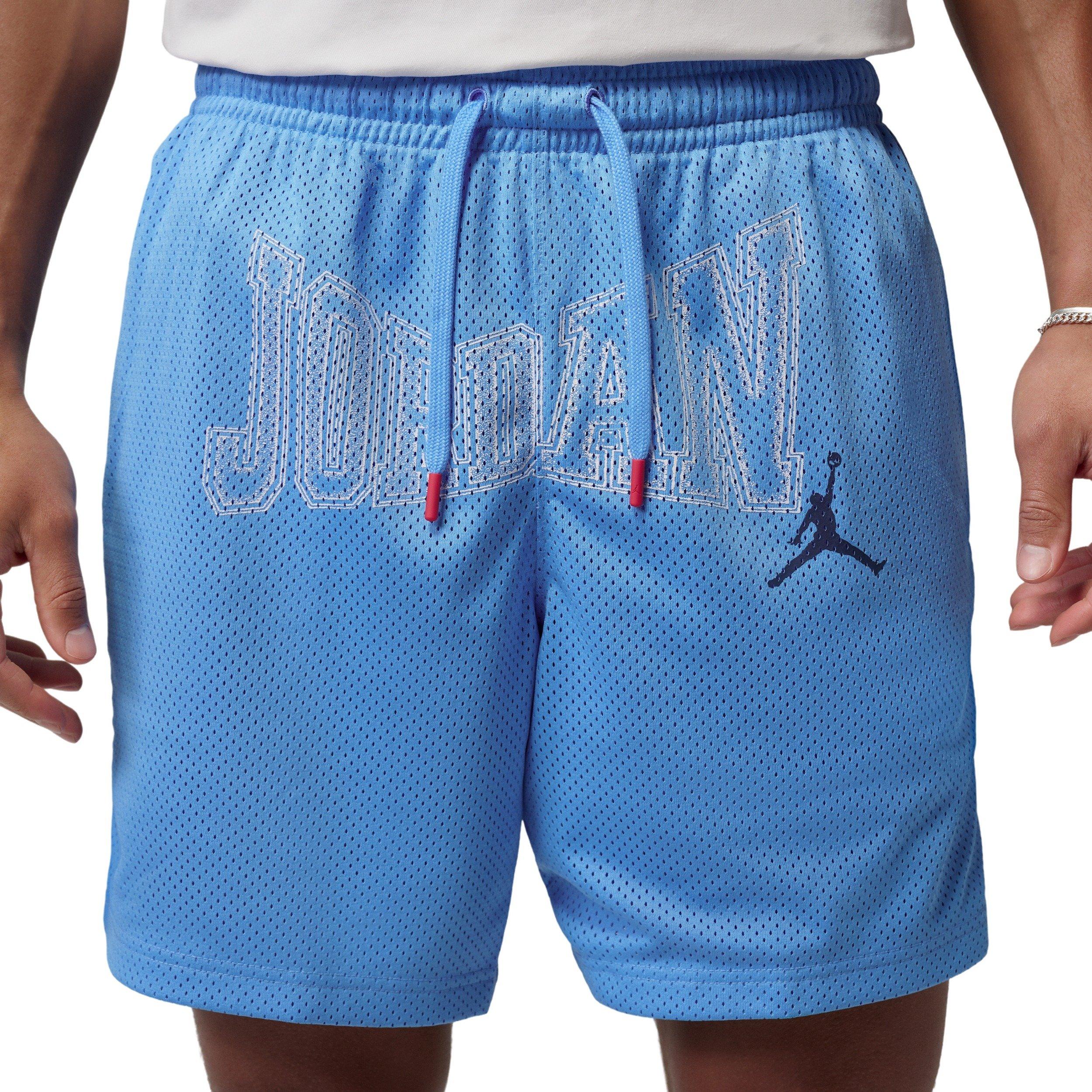 Jordan Men's Brooklyn 7" Graphic Mesh Shorts - BLUE